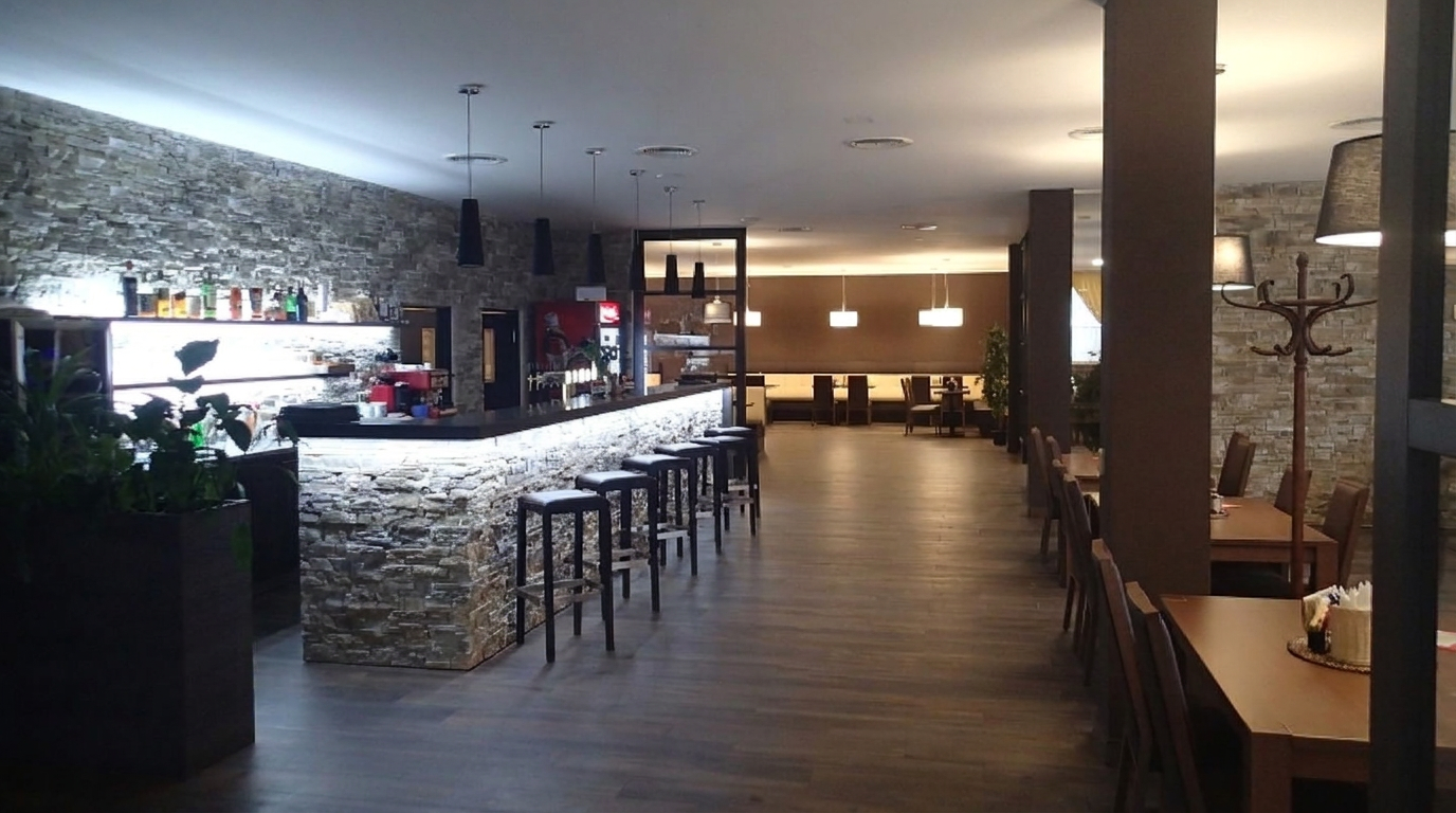 Interiér restaurace Jadran